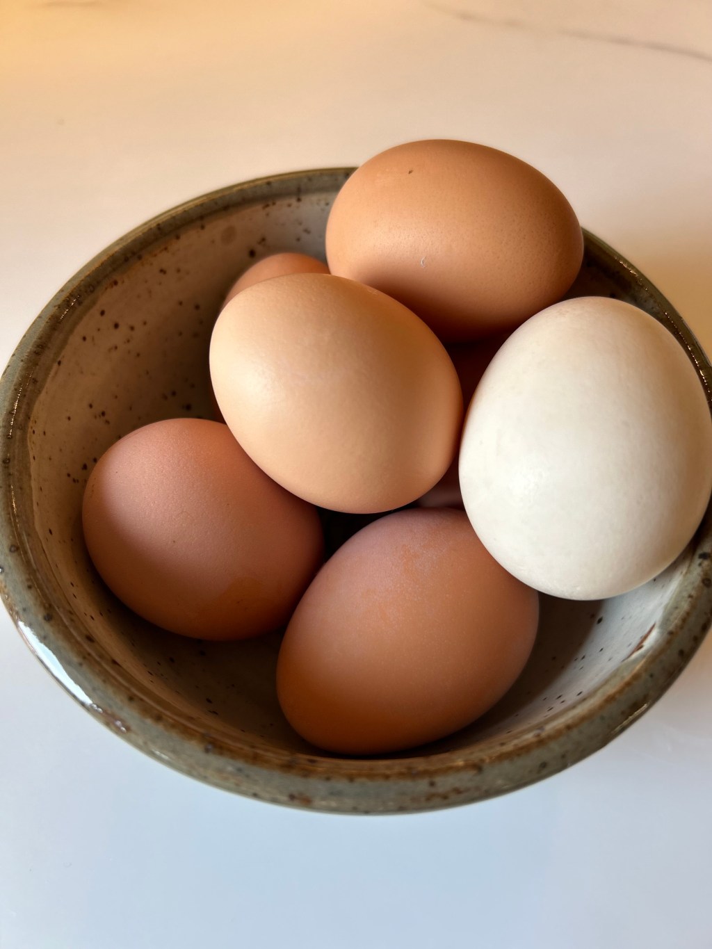 Country Music Sweetheart Chicken Eggs Scrambled with Garlic Scape&nbsp;Butter